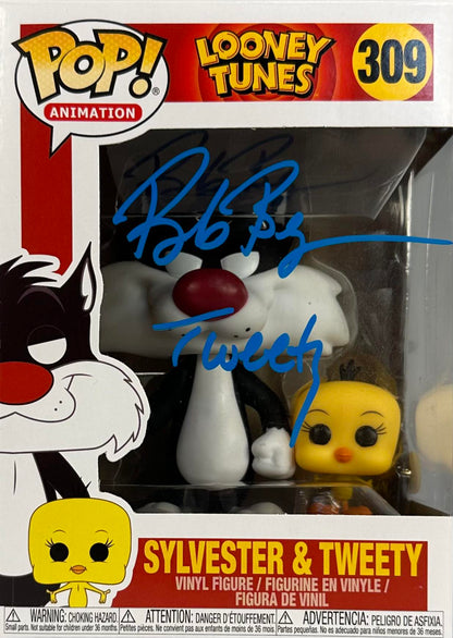 Bob Bergen autogaphed signed inscribed Funko Pop #309 JSA Tweety Bird