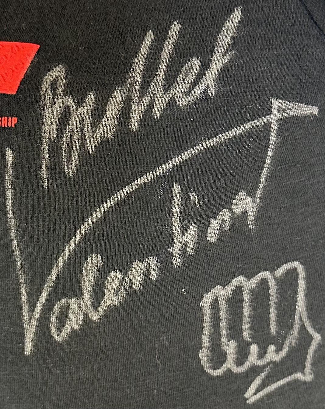 Valentina Shevchenko autographed signed shirt UFC Training Worn LOA MMA