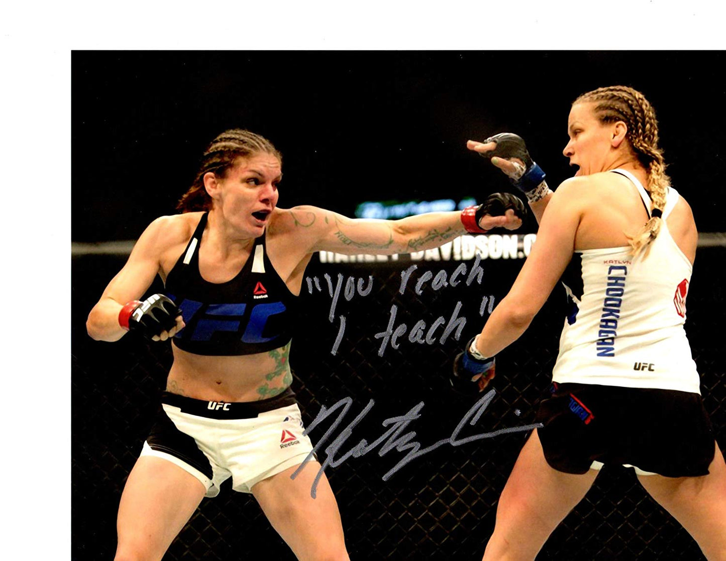 Katlyn Chookagian Autographed UFC 8x10 photo w/COA