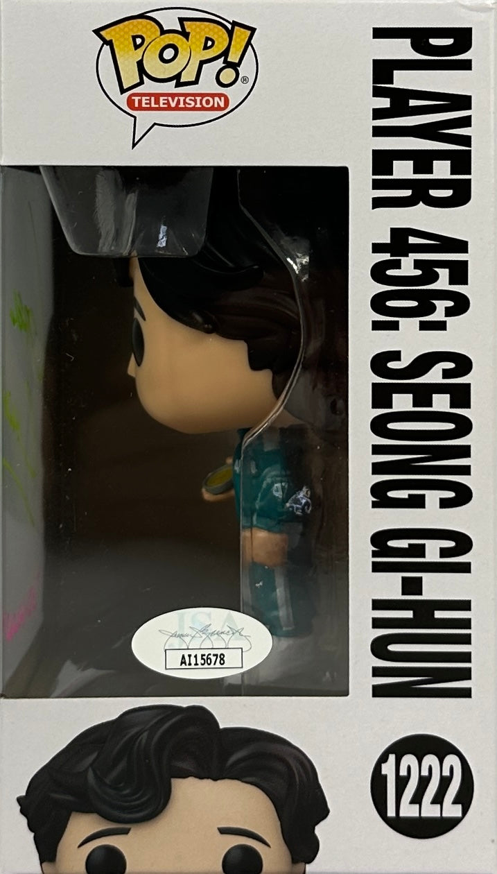 Greg Chun Autographed signed Inscribed Funko Pop #1222 Squid Game JSA COA