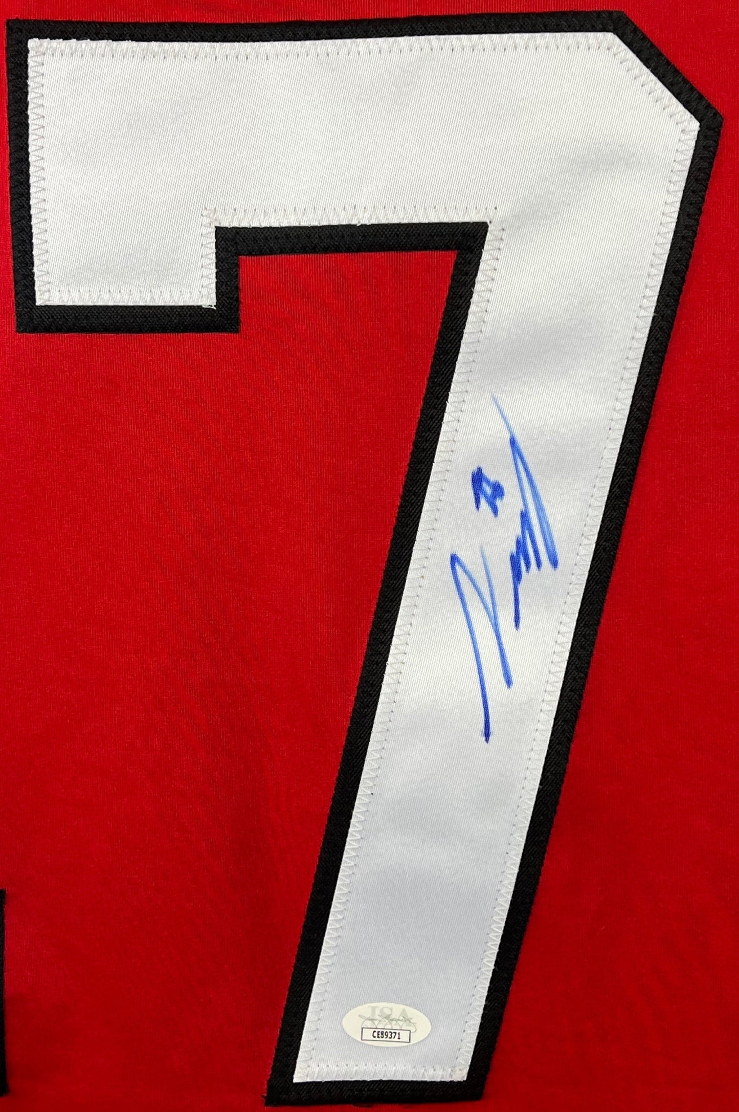 Simon Nemec signed autographed jersey New Jersey Devils JSA COA