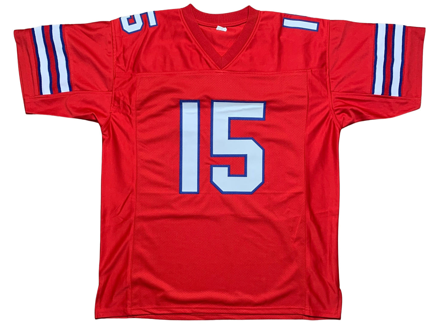 JOHN BROWN SIGNED CUSTOM RED PRO STYLE AUTOGRAPHED JERSEY PSA COA
