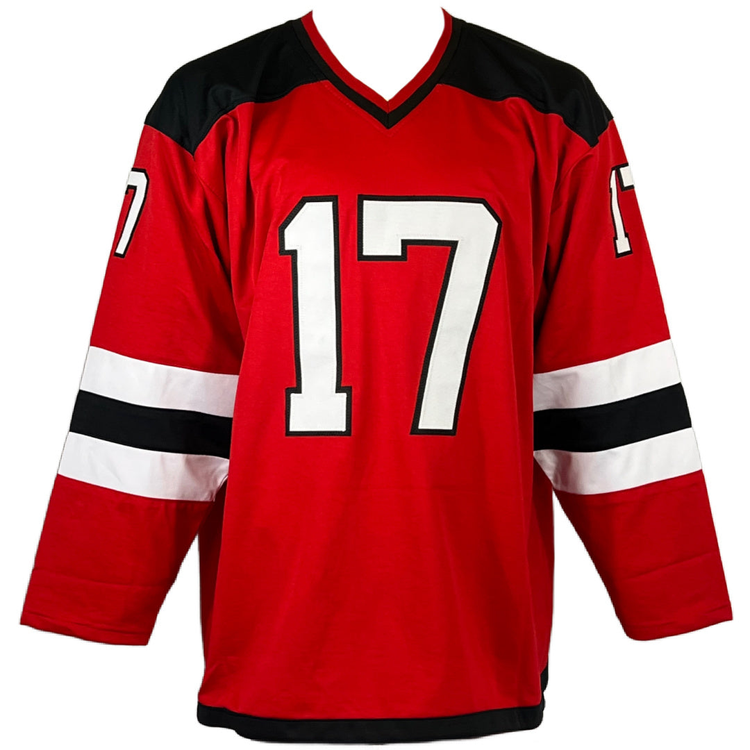 Simon Nemec signed autographed jersey New Jersey Devils JSA COA