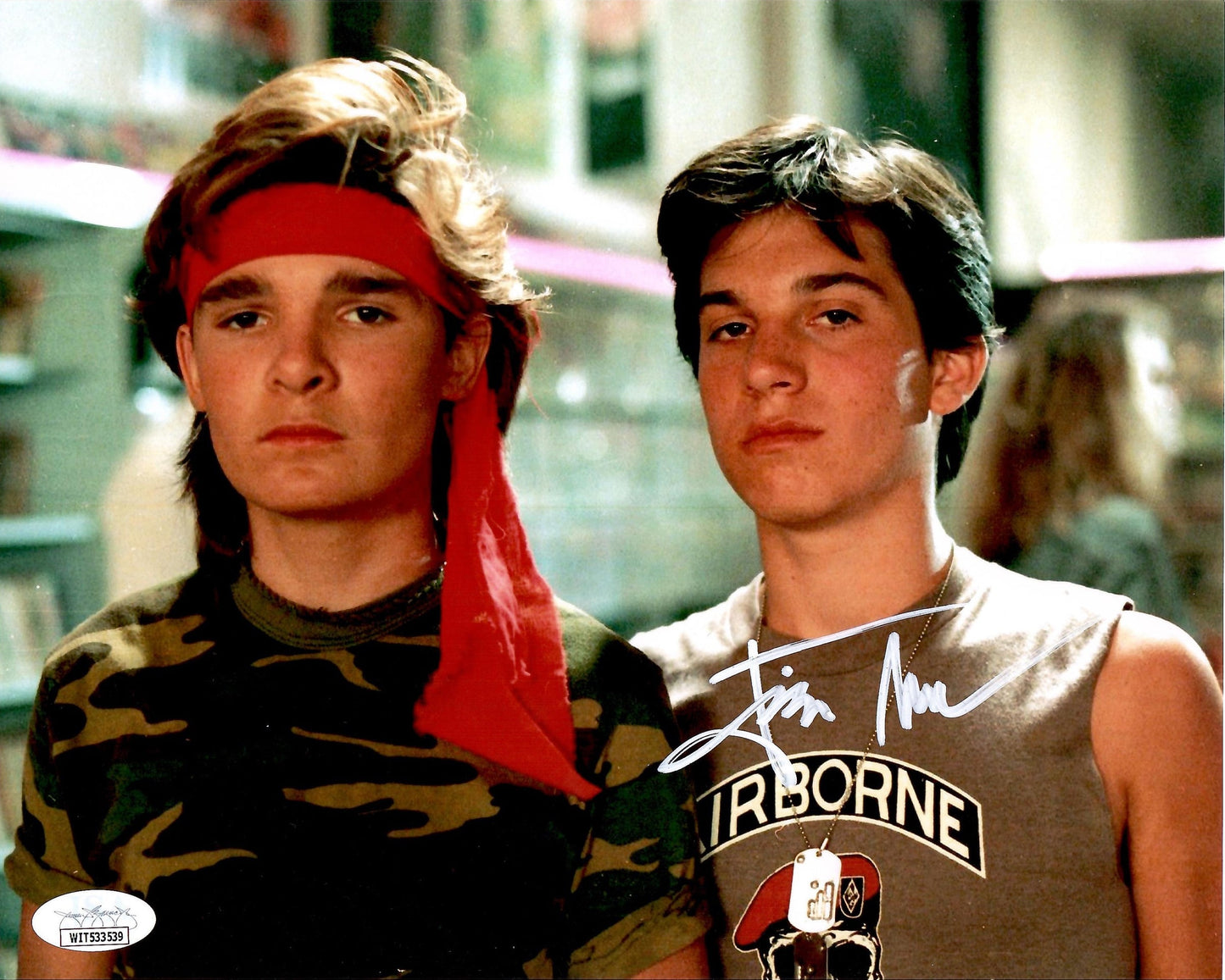 Jamison Newlander autographed signed 8x10 photo JSA COA Lost Boys Alan