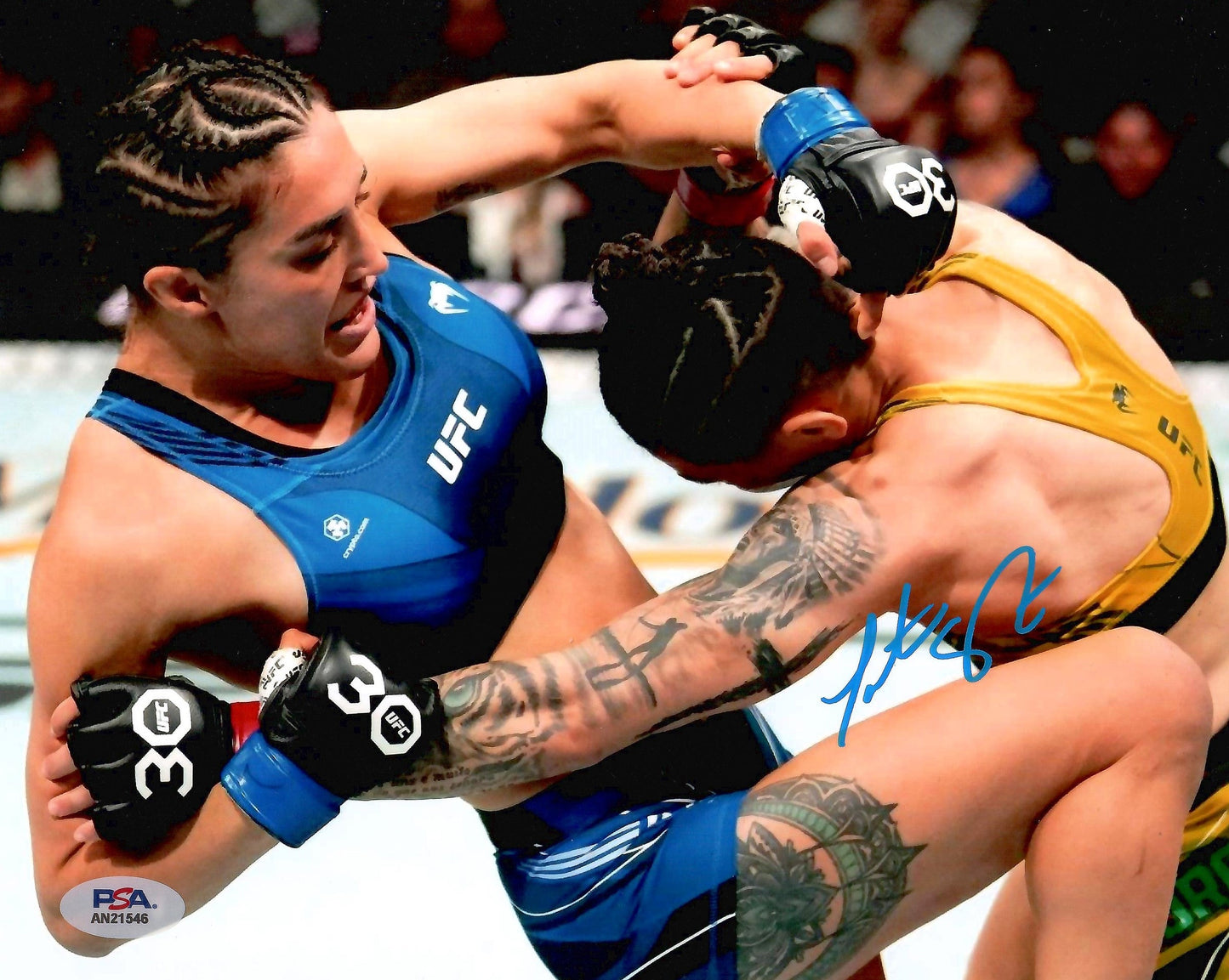 Tatiana Suarez autographed signed UFC 8x10 photo PSA COA