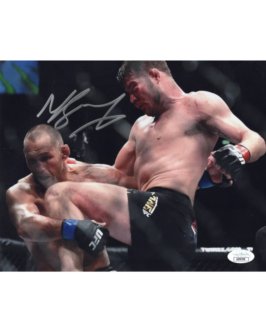 UFC Michael Bisping Autographed Signed 8x10 Photo JSA COA